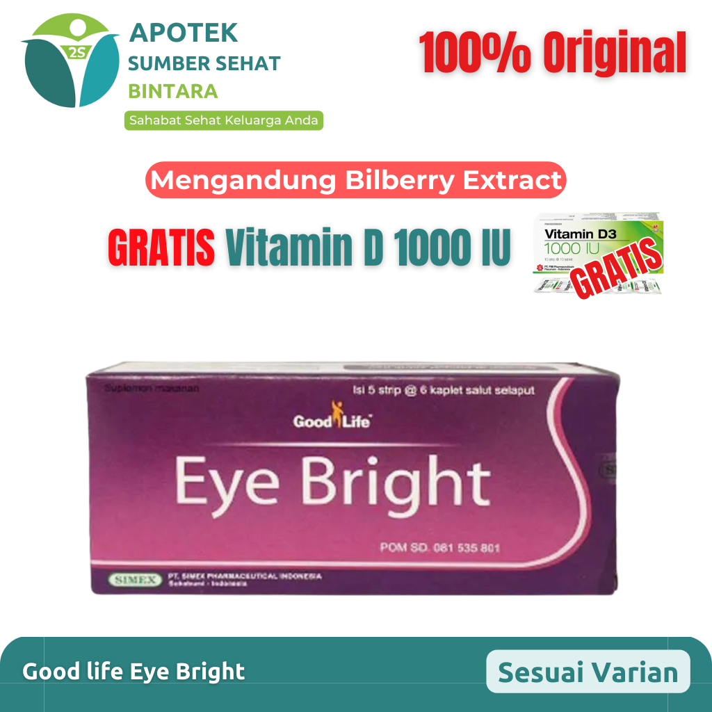 [1 Box] GoodLife Eye Bright - Vitamin Mata