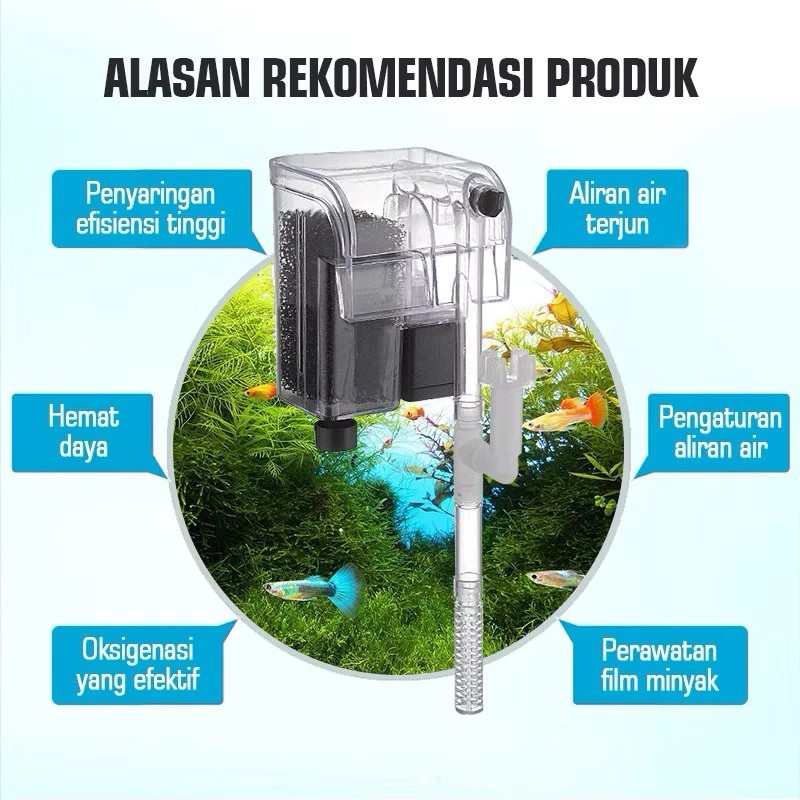 FILTER GANTUNG AKUARIUM AQUASCAPE XP06