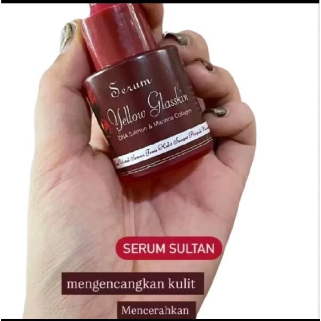 DBC SERUM YELLOW GLASSKIN / SERUM SULTAN MENGENCANGKAN KULIT ,MENCERAHKAN,GLOWING