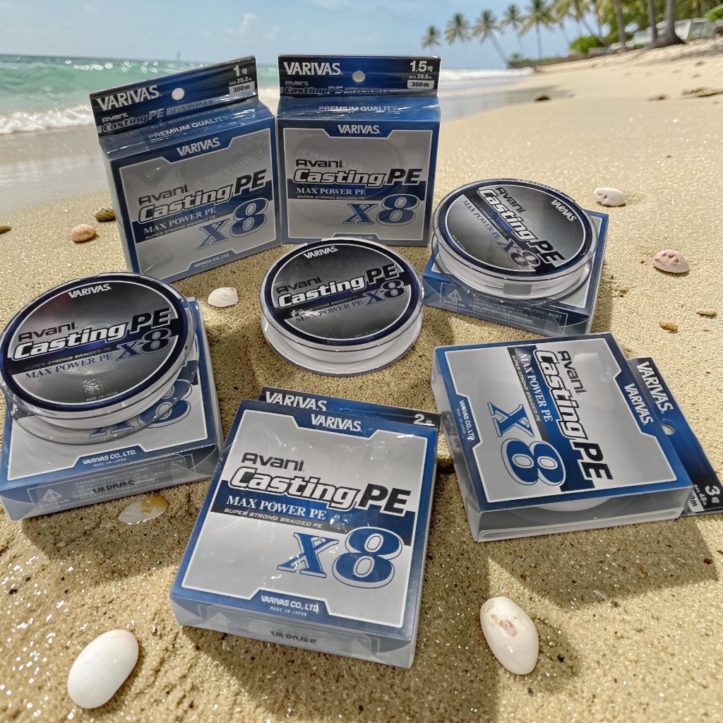 Senar pancing PE VARIVAS AVANI CASTING Max power X8.