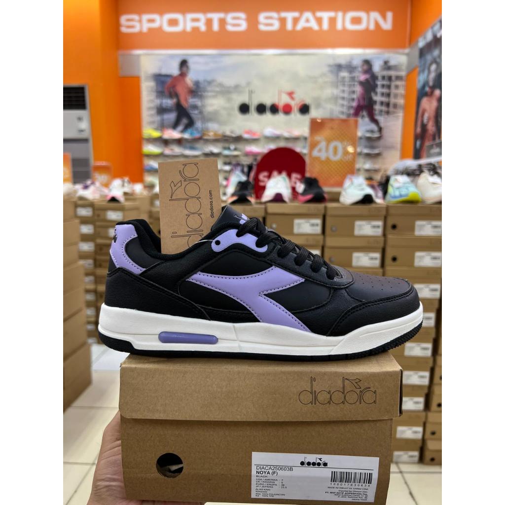 Diadora Noya Black Women Shoes Original