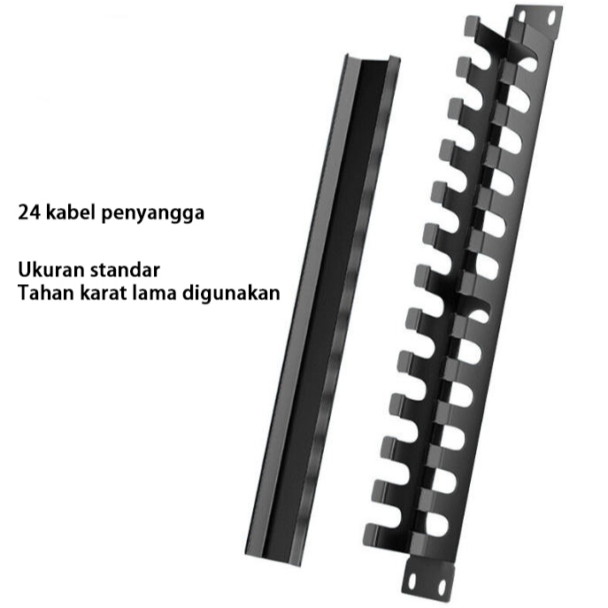 Rak Server Cable Management | Aksesoris Pengaturan Jalur Kabel untuk Rak Server