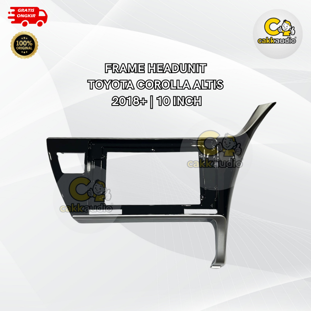 Frame Head Unit Mobil Corolla Altis 2018+ | 10 inch