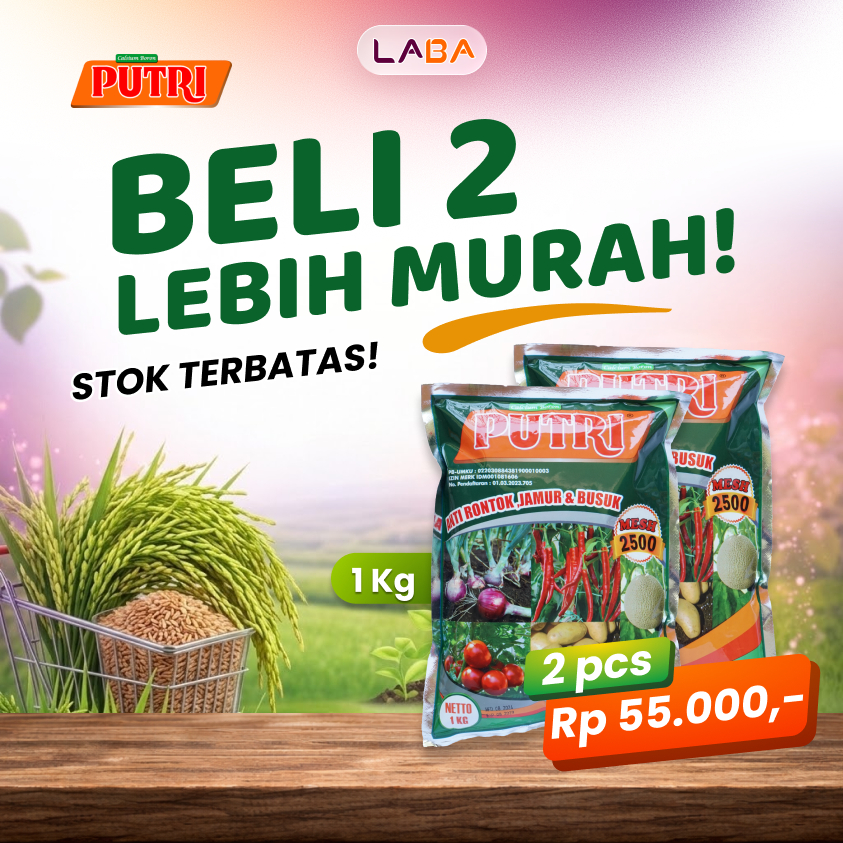 [PROMO BELI 2 LEBIH MURAH] PUTRI - Pupuk Calbor Kalsium Boron Feltilizer | Tanaman Anti Busuk, Ronto