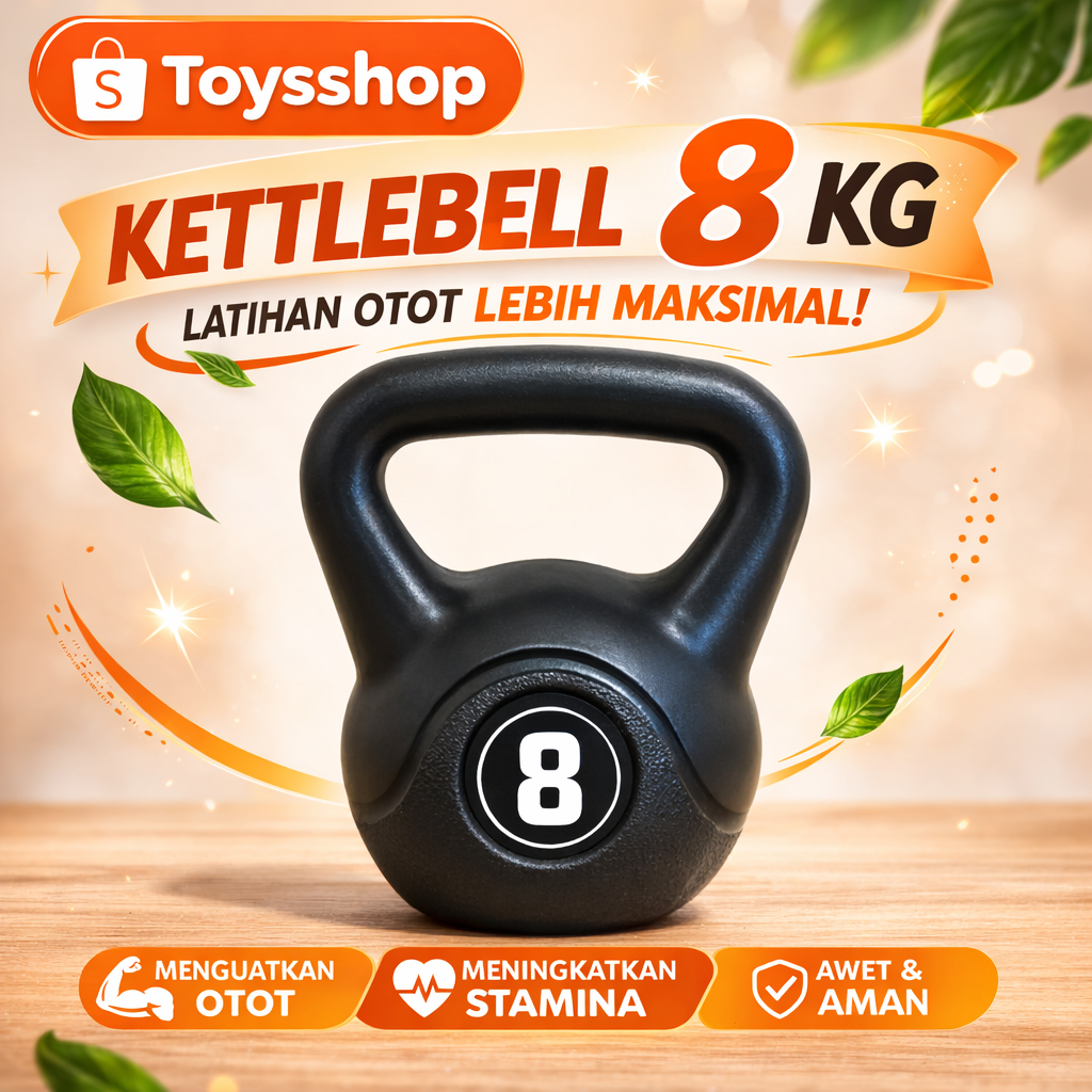 KettleBell 8 KG Barbell 8 KG/ Dumbell 8kg / Barbel 8kg / Dumbell 8kg Weight Lifting Barbel Dumbell 8