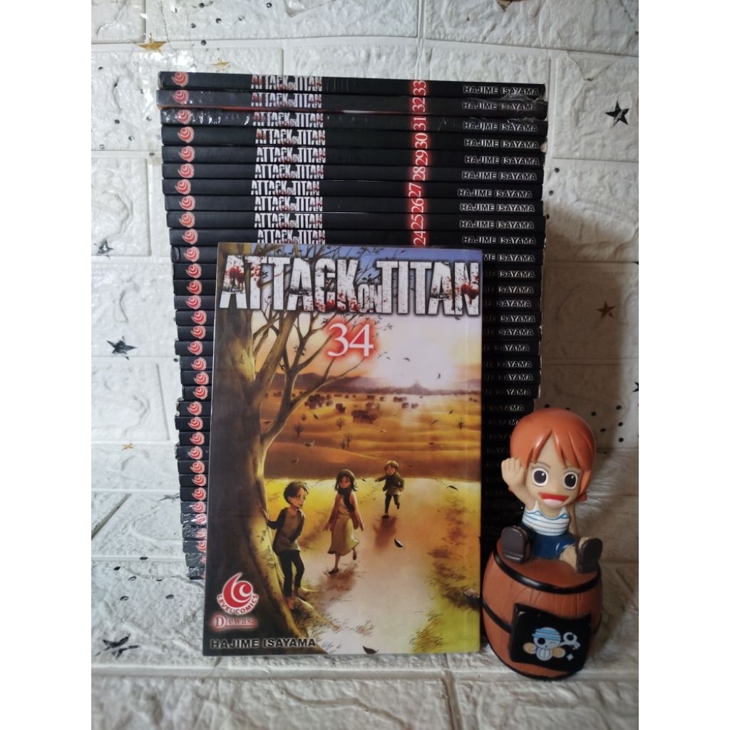 Komik Attack on Titan 1-34 End (SET 1)