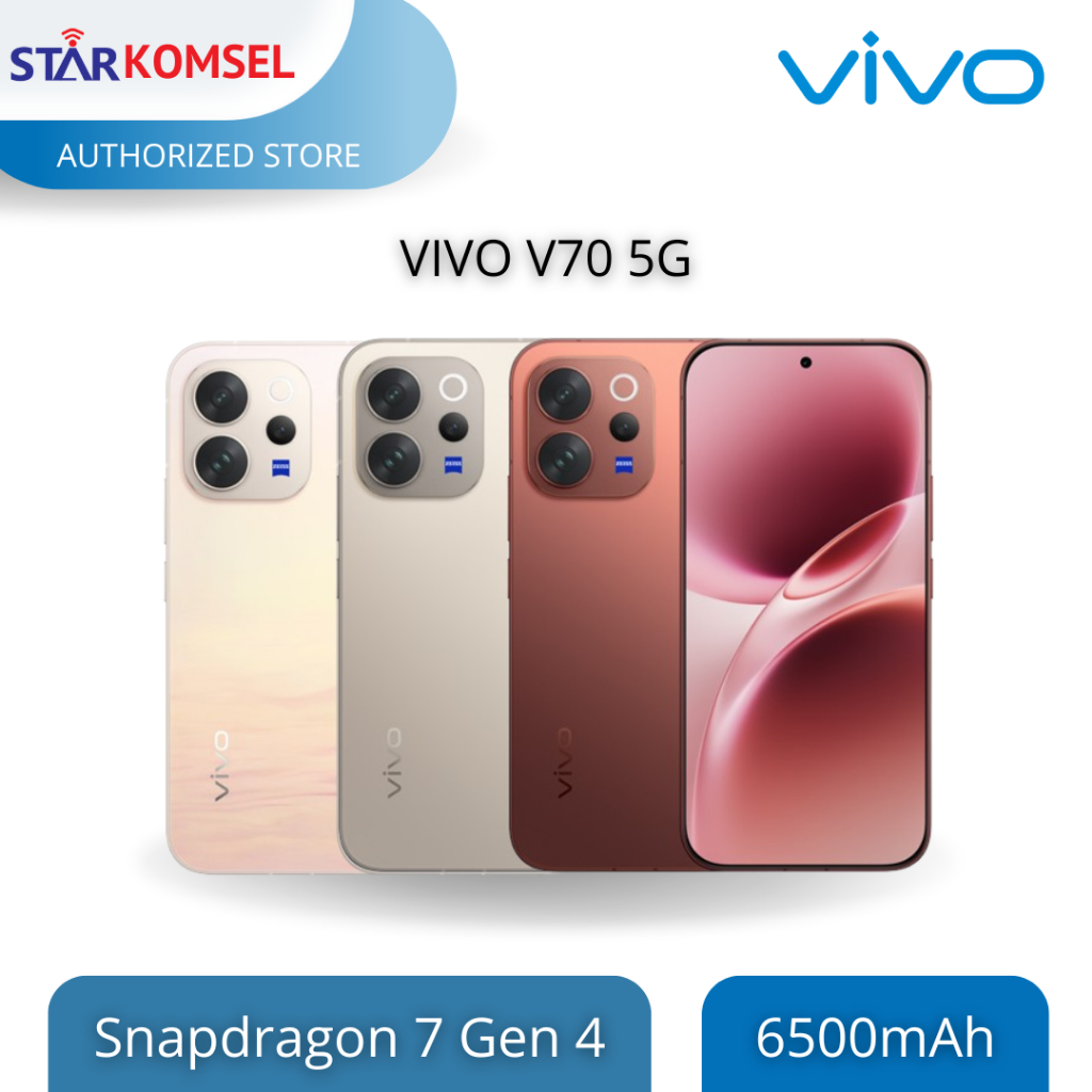 HP VIVO V70 5G 12/256 NFC GARANSI RESMI VIVO INDONESIA