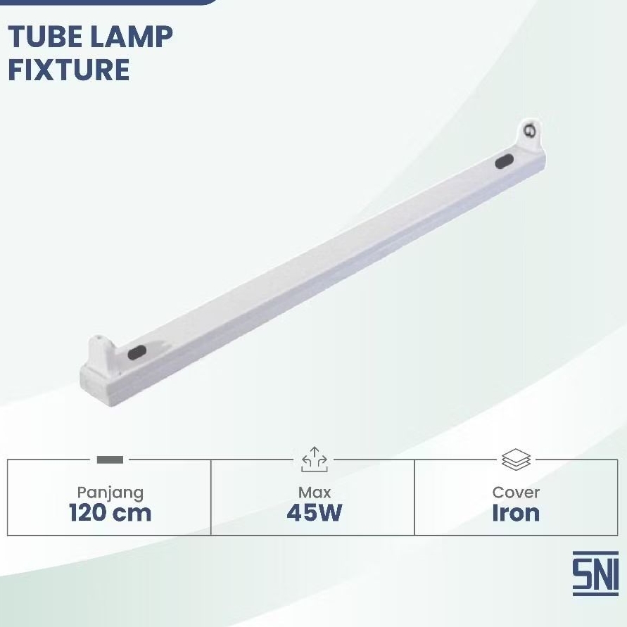 CAP TL LED 120CM UTK BOLA LAMPU / KAP  T8 18 WATT SNI 120 cm ecovid LAMPU NEON PANJANG LED