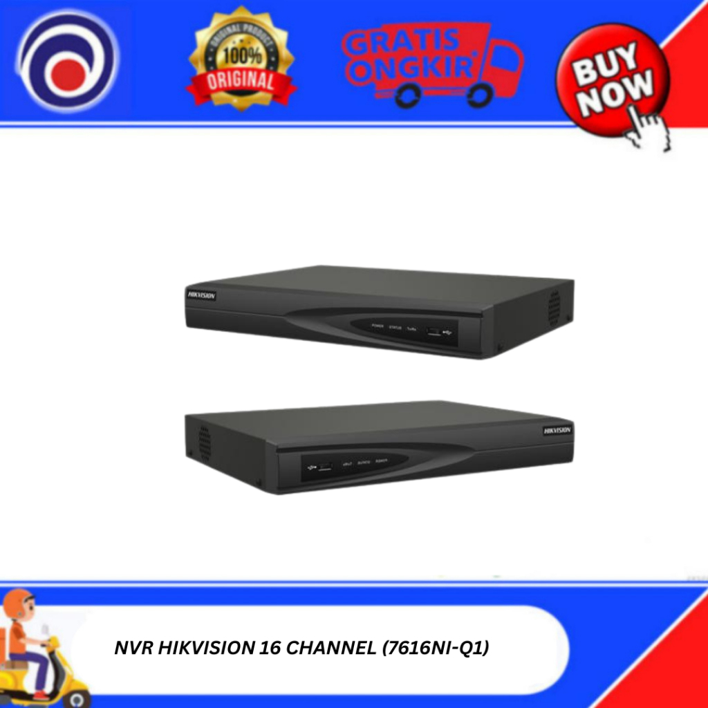 NVR HIKVISION 16 CHANNEL (7616NI-Q1)