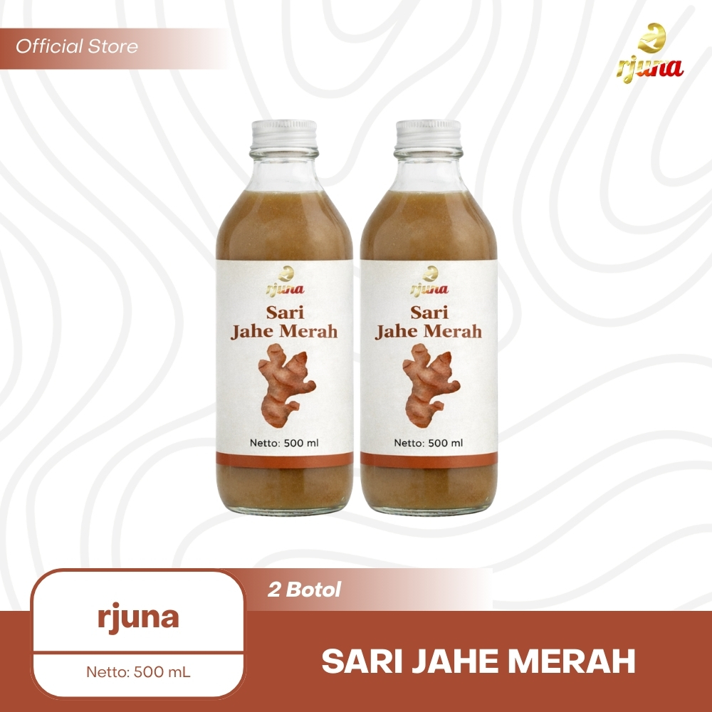 rjuna sari jahe merah 500 ml (2 botol)