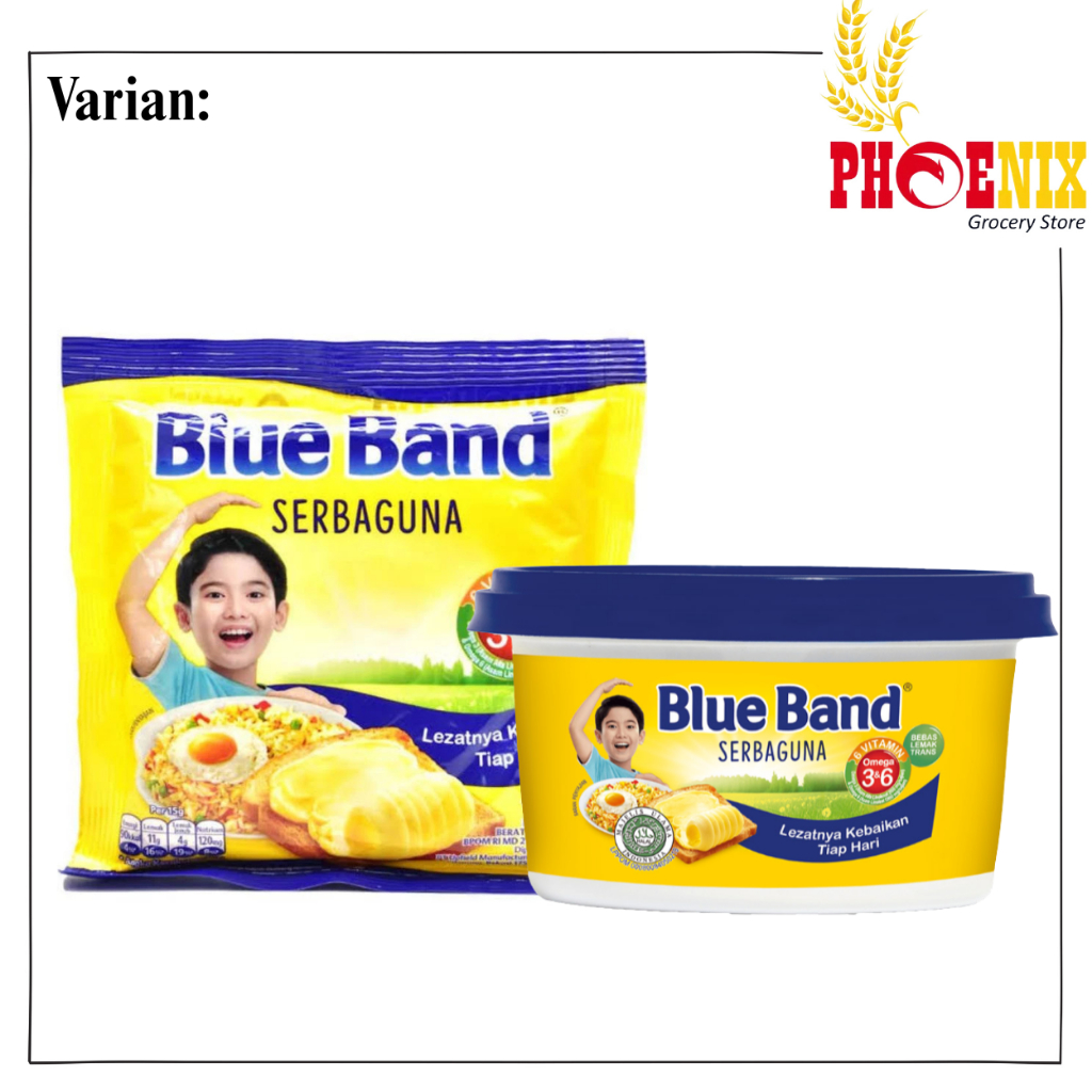 Blue band Mentega sachet 200 Gram / Blue band Cup 250 Gram