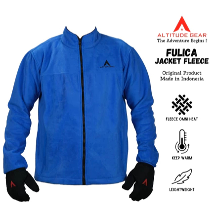Altitude Gear Fleece Omni Heat Jaket Polar Outdoor Pria Wanita Camping