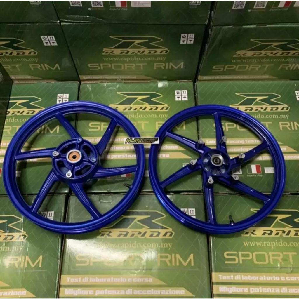 VELG RAPIDO SUPRA GTR150 UKURAN 160/185-17 ORIGINAL MALAYSIA