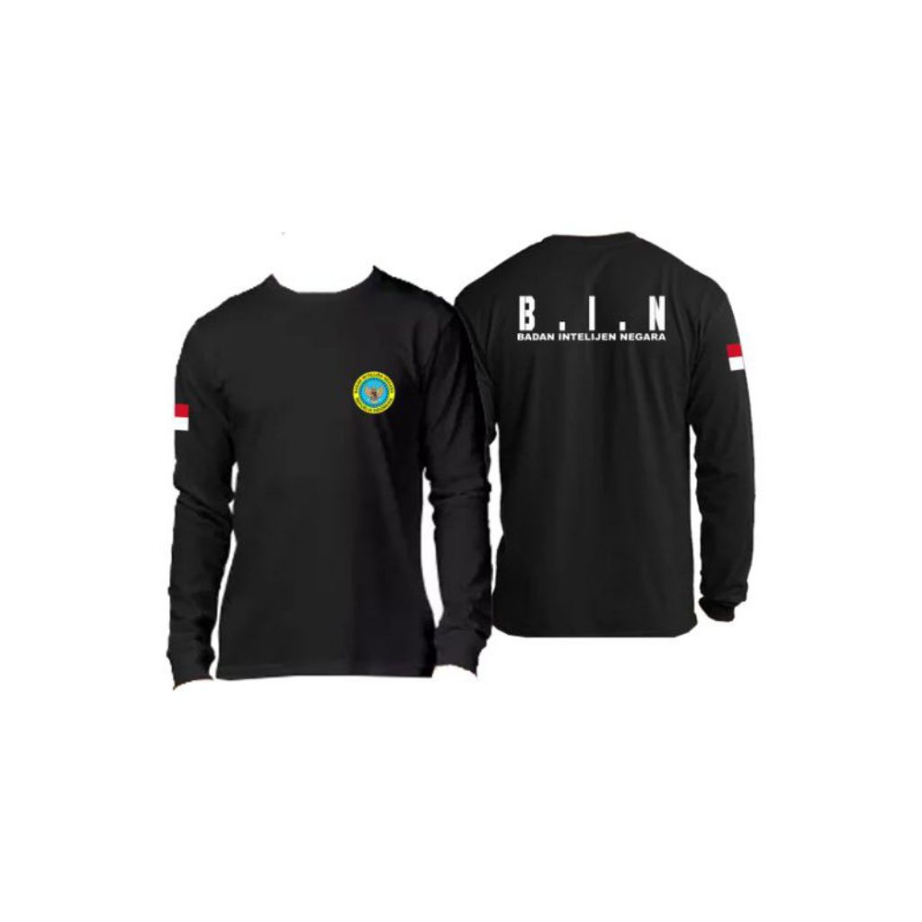 KAOS LENGAN PANJANG BIN KAOS LENGAN PANJANG BADAN INTELEJEN NEGARA