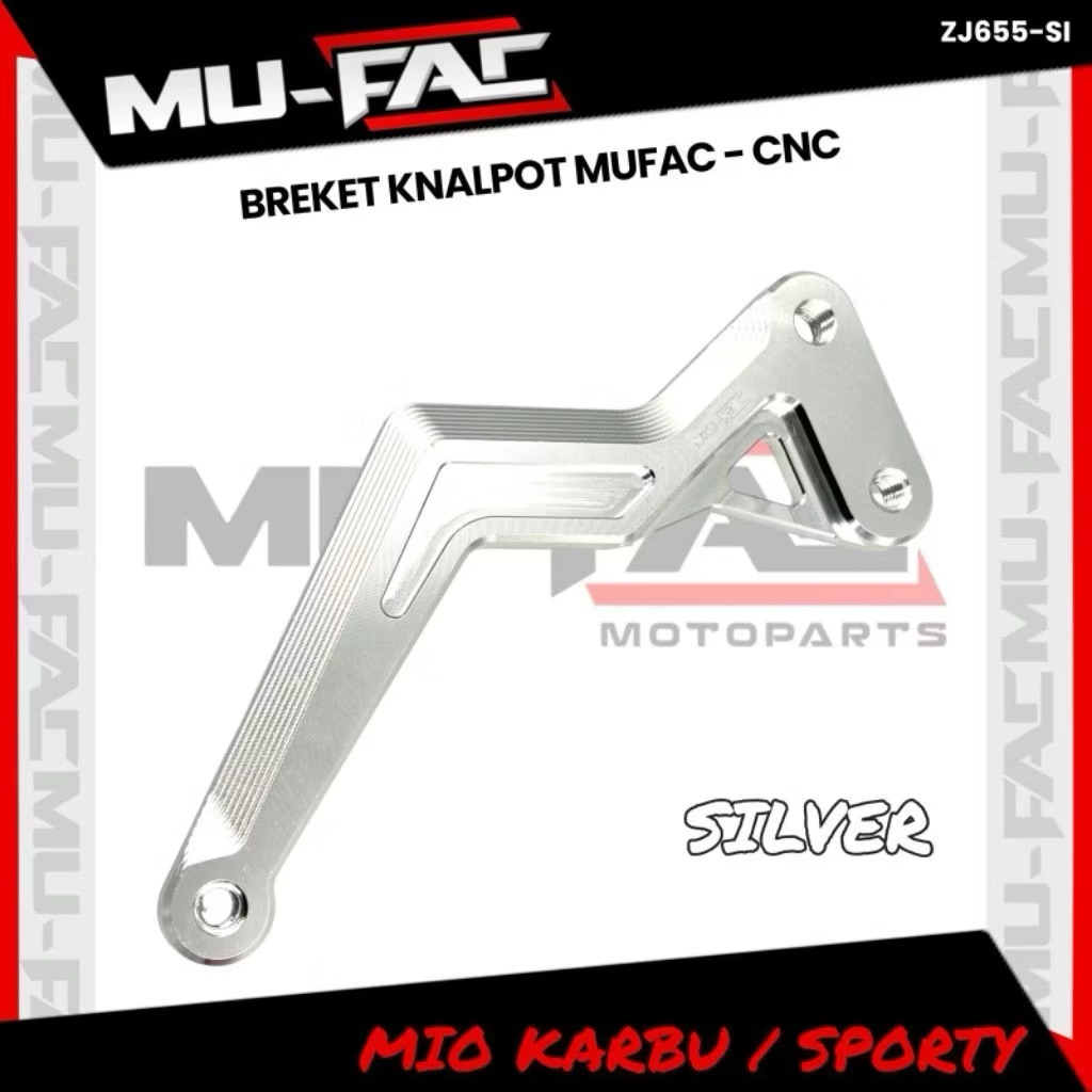 Pangkong Knalpot Mio Karbu Fino Breket Knalpot Mio Karbu Smile Sporty Fino Lama Original Mufac