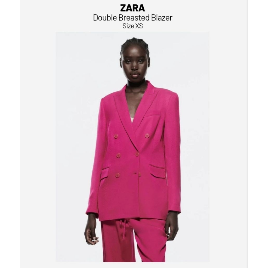 ZARA Blazer Fuschia excellent