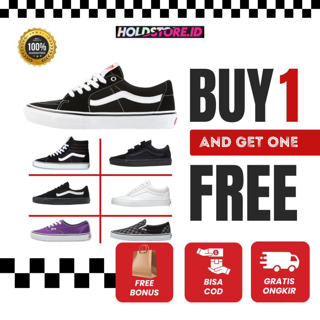 Sepatu Sekolah SK 8 Low  PRO Skate Black Whte Original BNIB