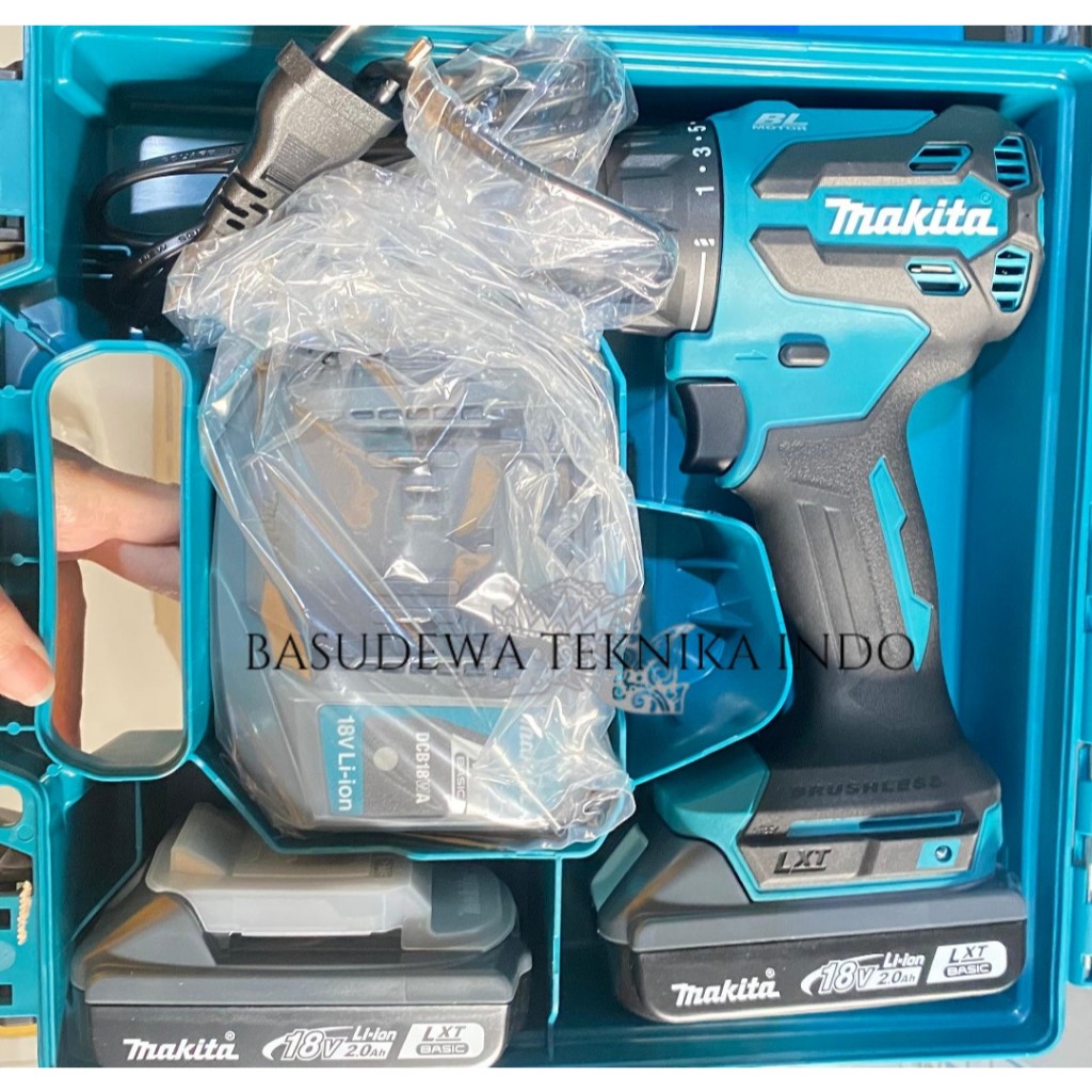 MAKITA MESIN BOR DDF490WVE ULTIMATE BRUSHLESS HAMMER DRILL / MESIN BOR MAKITA DDF490WVE