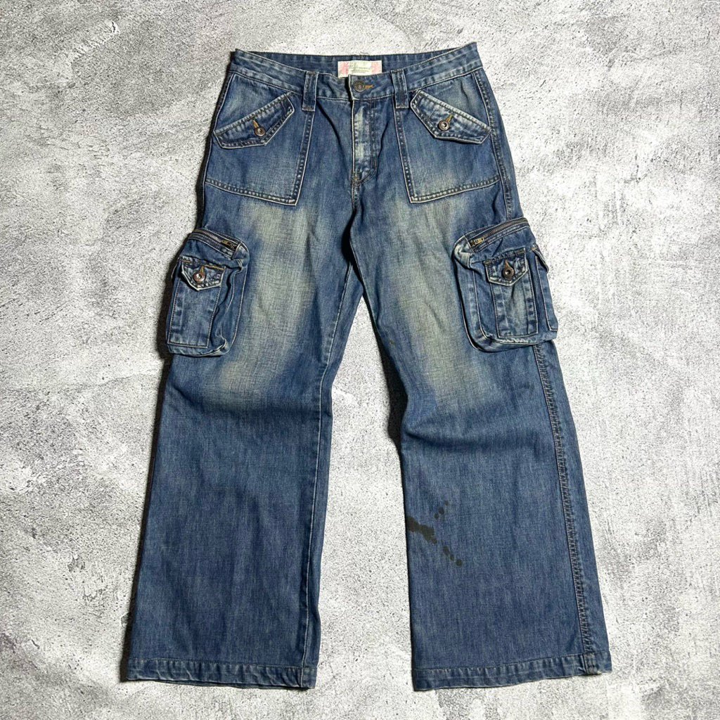 Celana Denim Cargo Multipocket UNDERWOOD