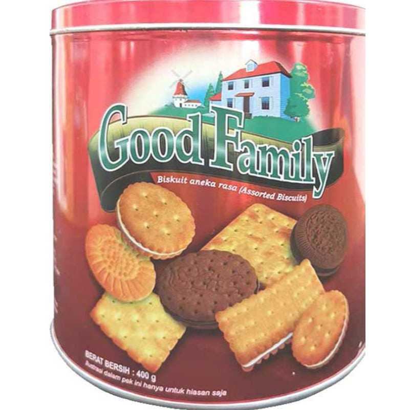 TAHUN 2026 GOOD FAMILY KUE KERING ROTI KALENG LEBARAN IDUL FITRI MIRIP KHONG KONG GUAN