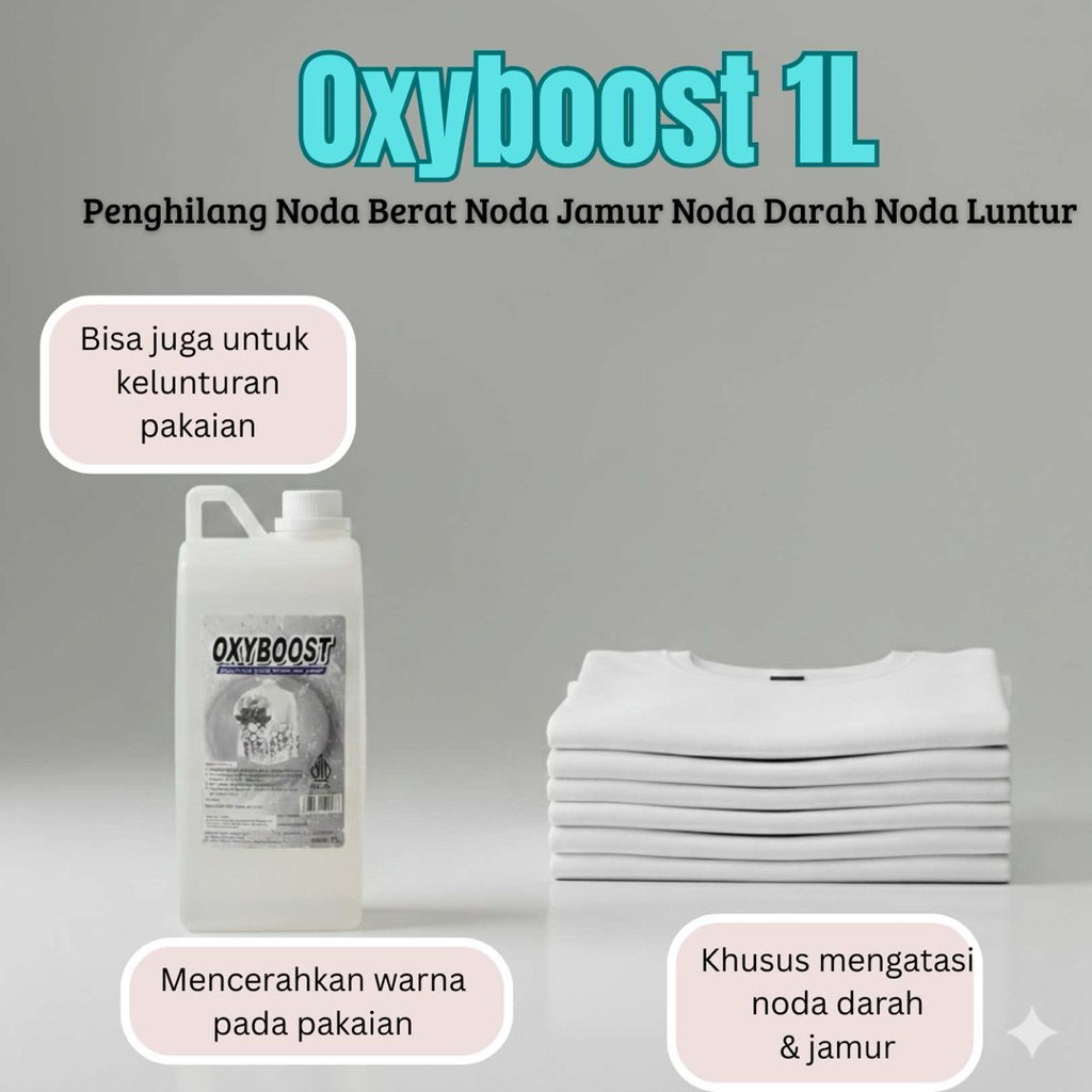 Oxy Boost Original Oxy Boost Asli Premium Pembersih Serbaguna Penghilang Noda Berat Darah Jamur Lunt