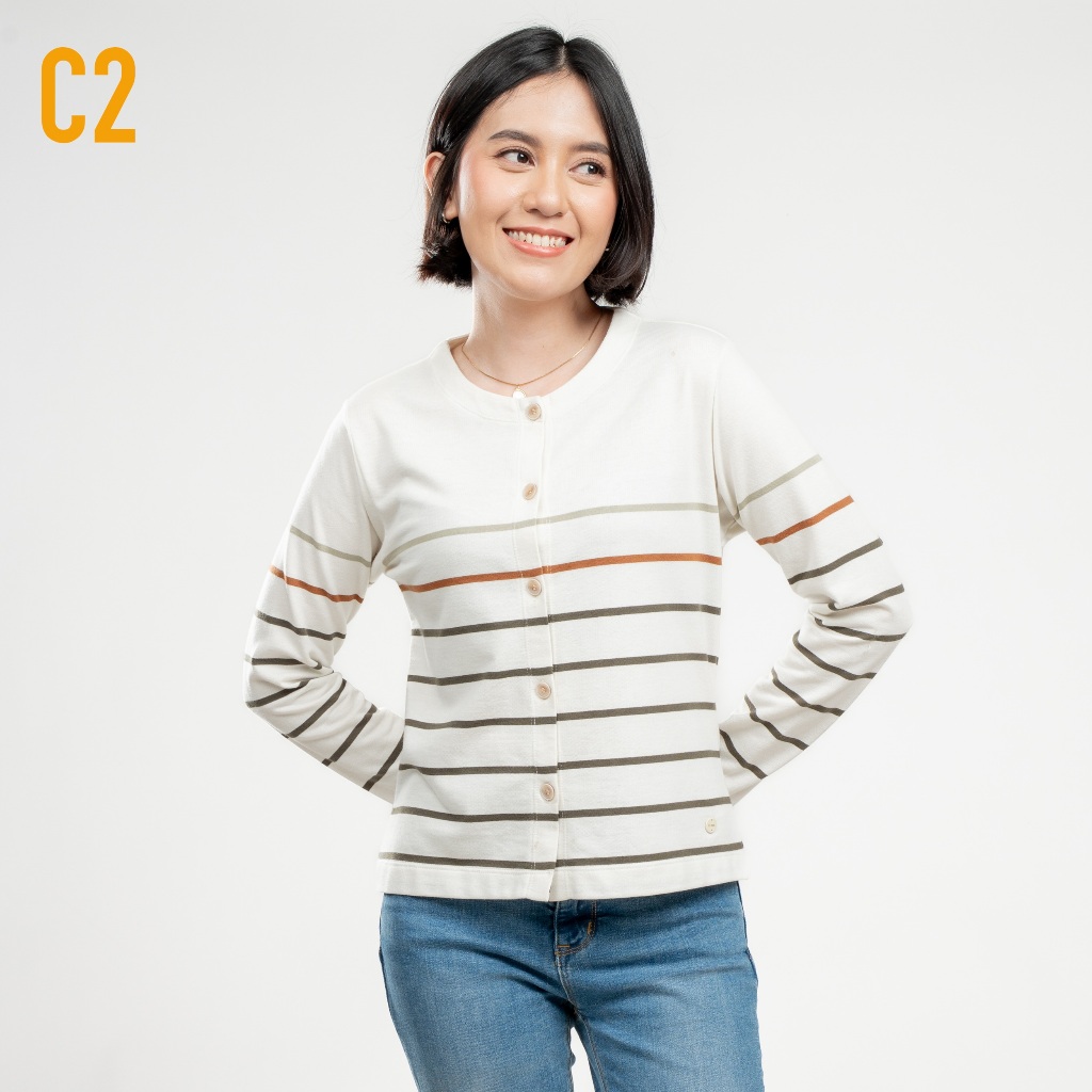 C2 Lincol Ecru Outer Wanita