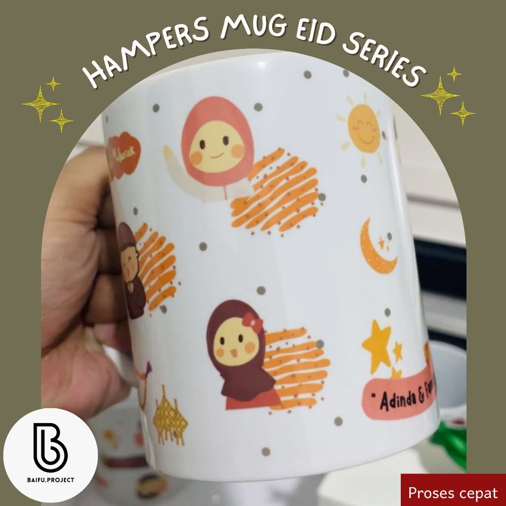 Shopp_Annn Hampers Lebaran Mug Idul Fitri Custom Mug Hampers Eid Mubarak