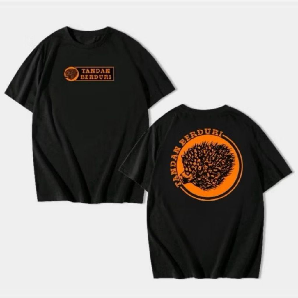 Kaos Tandan Berduri Kelapa Sawit Biji Sawit Orange