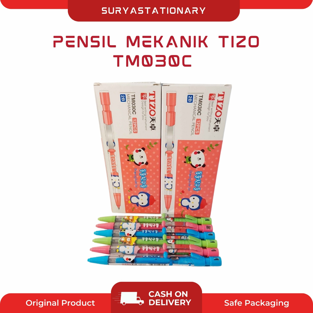 (PAK) Pensil Mekanik Tizo TM030C /  Mechanical Pencil Tizo TM030C / Pensil Isi Tizo