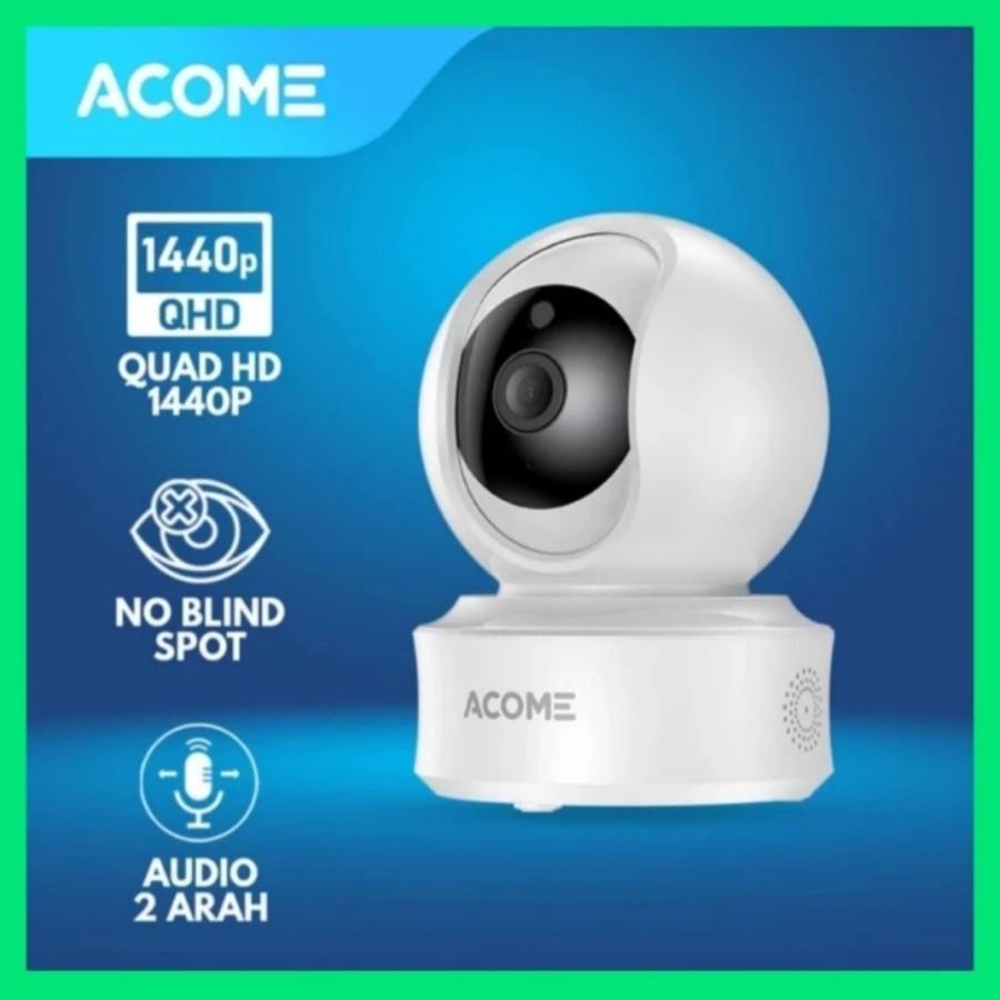 ACOME APC03 Smart Camera CCTV Wifi Camera 4MP Audio Full HD 1440P - ACOME APC03 original