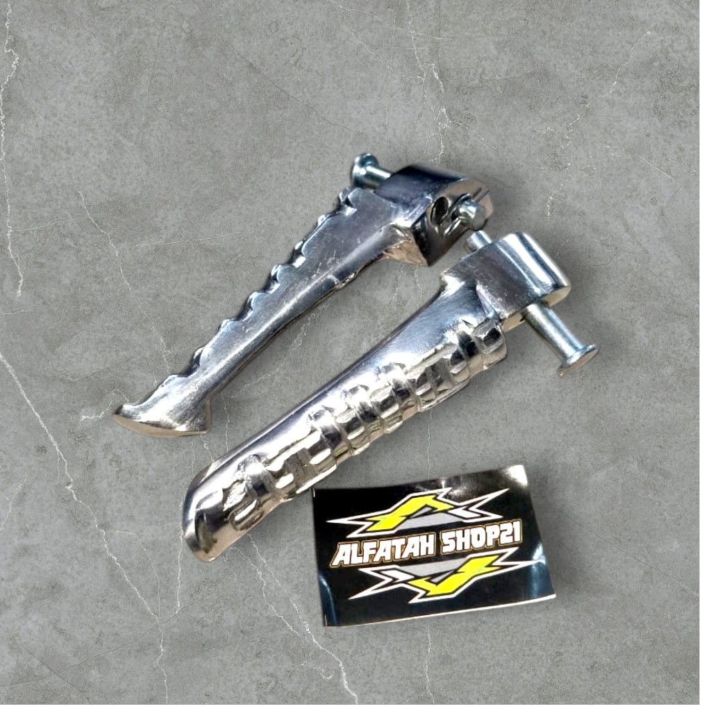 Footstep Belakang Vixion Krom Lama dan Baru Aluminium Universal Yamaha