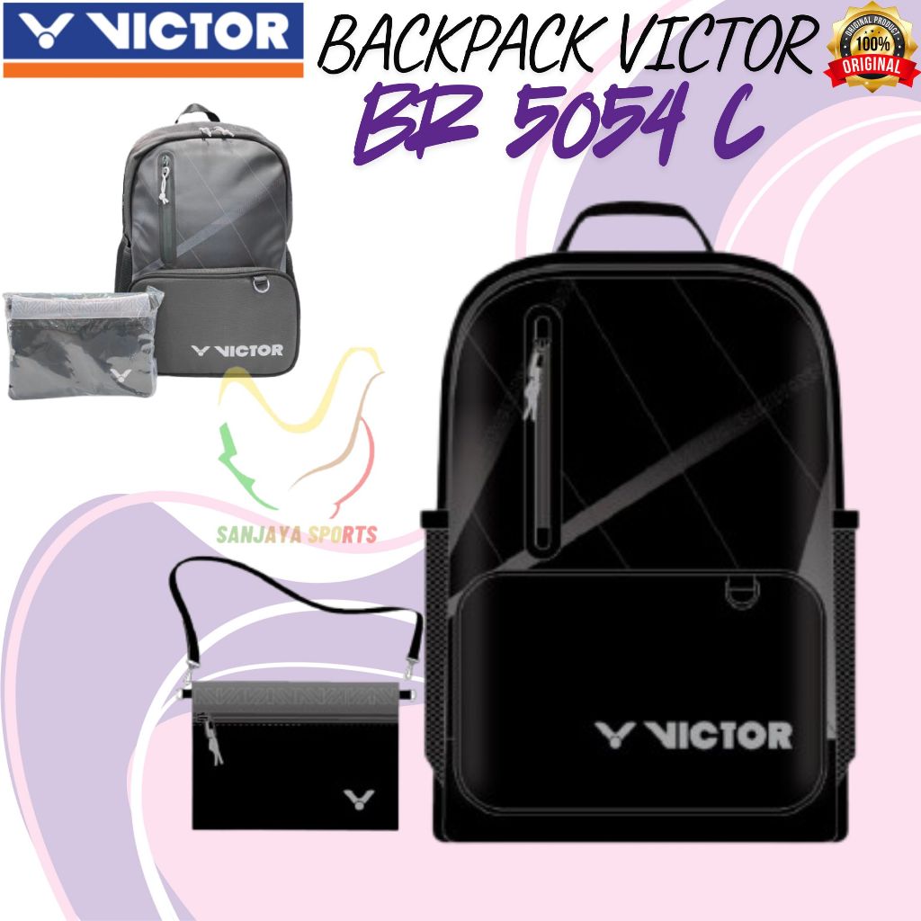 TAS/BACKPACK VICTOR BADMINTON BULUTANGKIS VICTOR BR 5054 BR5054 ORIGINAL