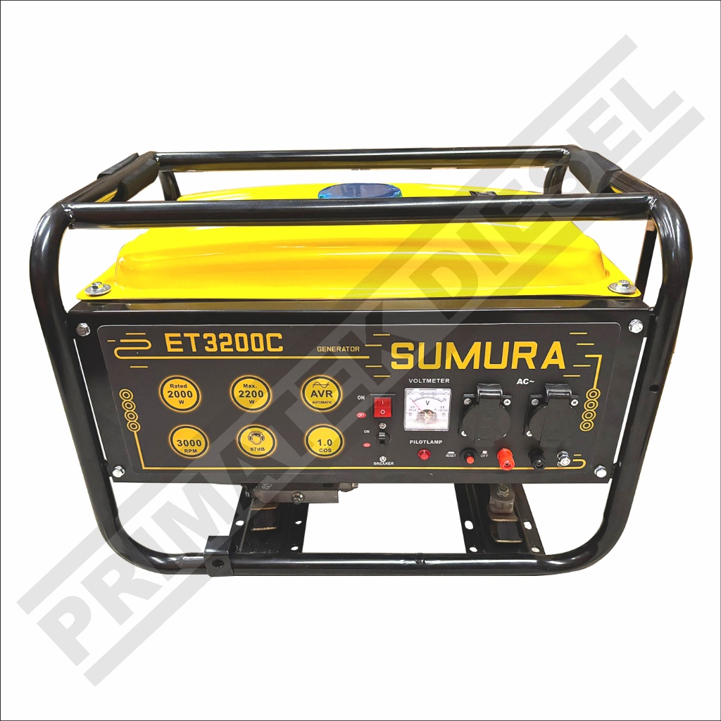 (SUMURA ET3200C) Genset Listrik 2000W SUMURA ET3200C AVR / Genset Listrik 2000 Watt Power Generator 