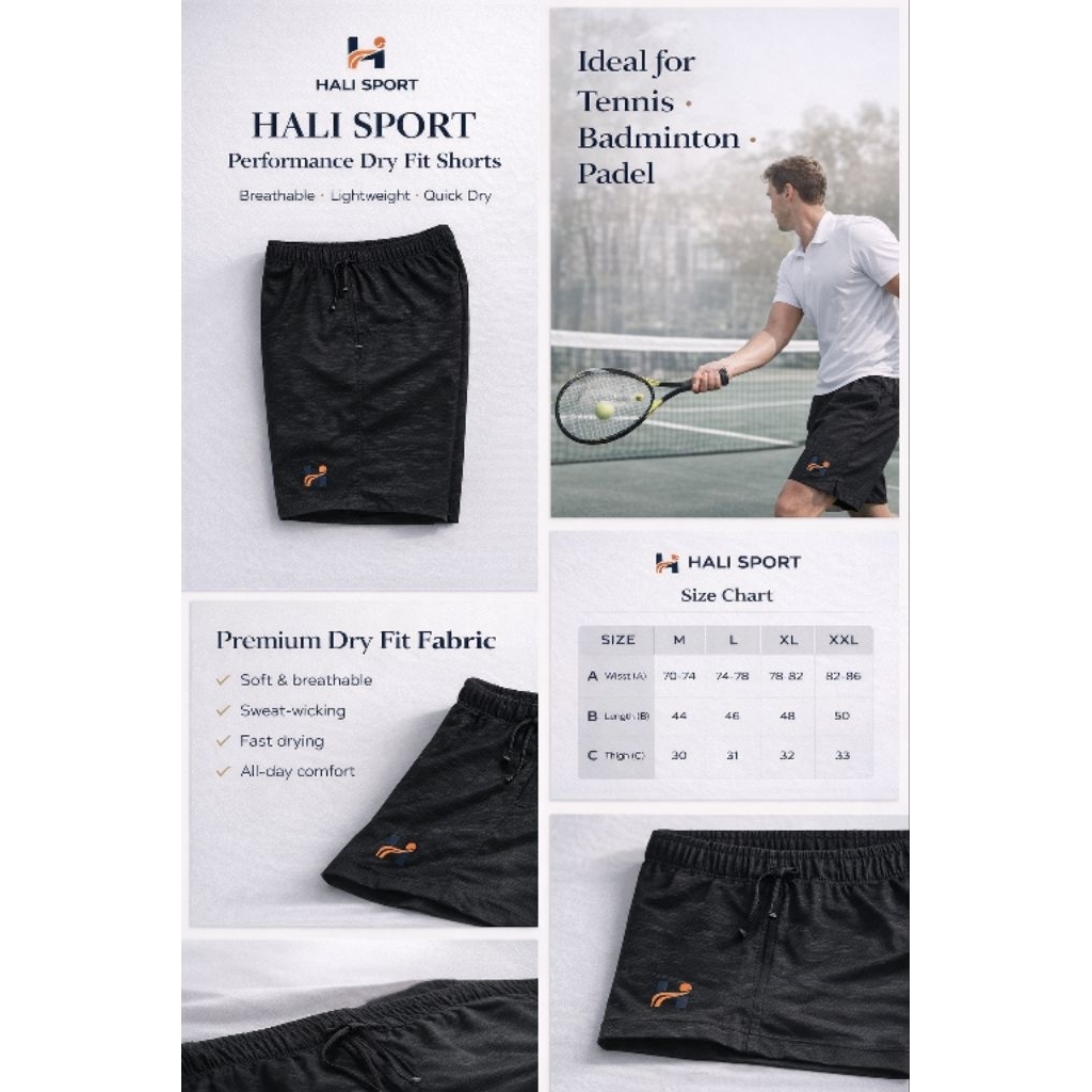 celana sport uniqlo tennis/badminton/running