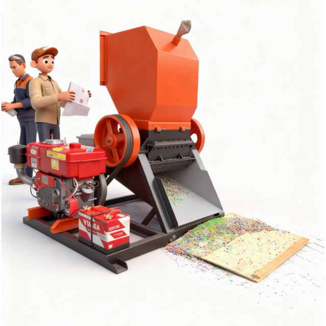 mesin giling plastik mesin cacah plastik mesin crusher plastik mesin giling Aqua botol mesin crusher