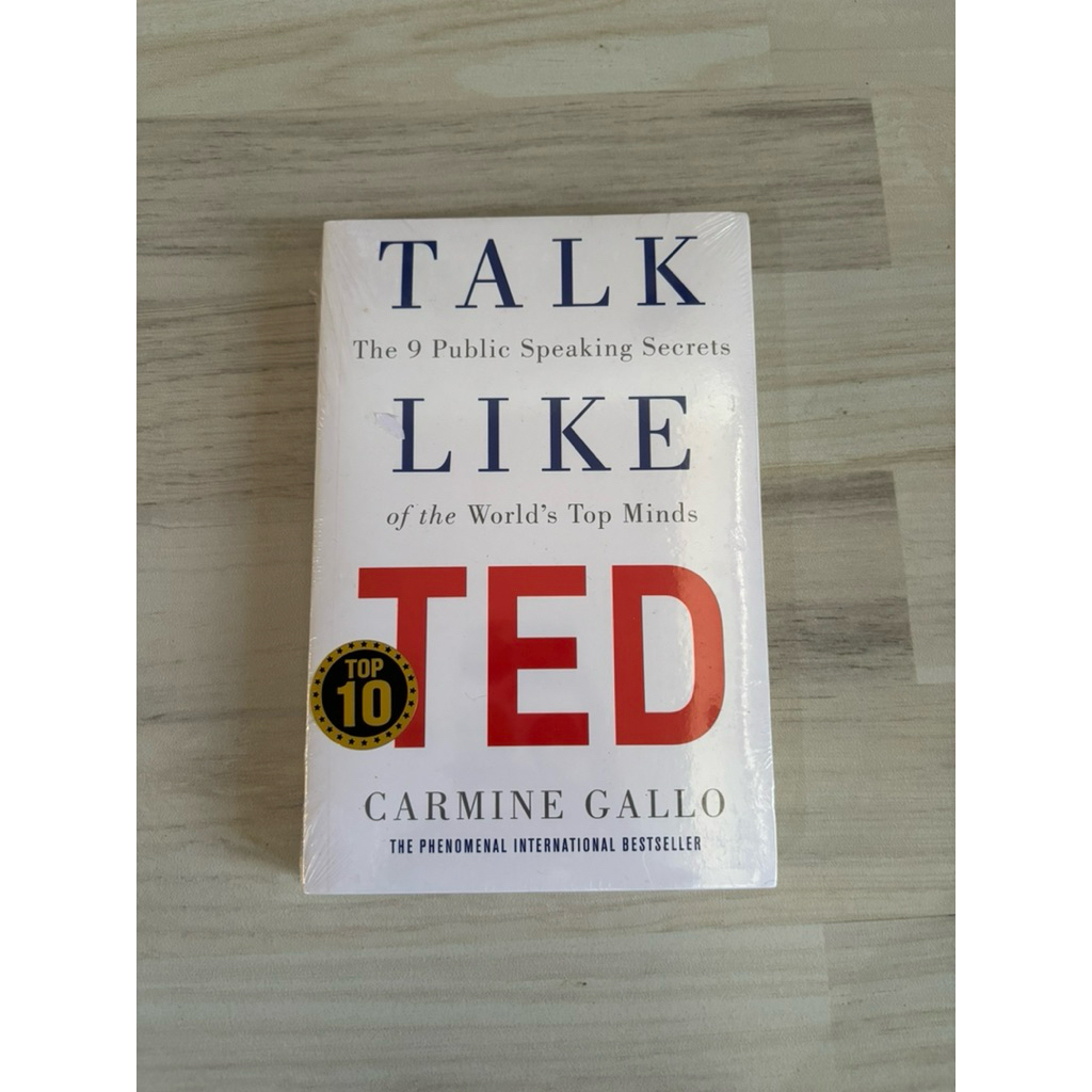 NEW buku Talk Like Ted (Englsih)