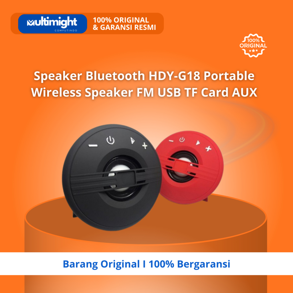 Speaker Bluetooth HDY-G18 Portable Wireless Speaker FM USB TF Card AUX