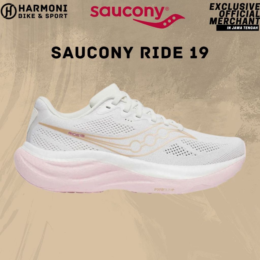SAUCONY RIDE 19 SEPATU LARI WANITA
