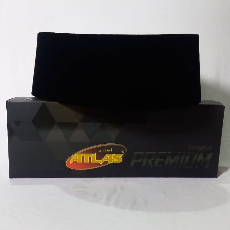 Peci Songkok Atlas Premium Original – Peci Hitam Elegan & Nyaman
