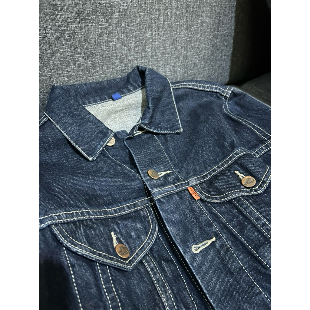 Jaket Denim Pria 100% Original Lea