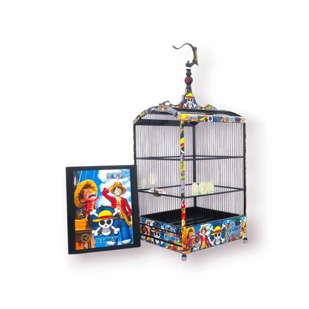 sangkar burcil kuby decal ruji fiber no 4 size 30x35