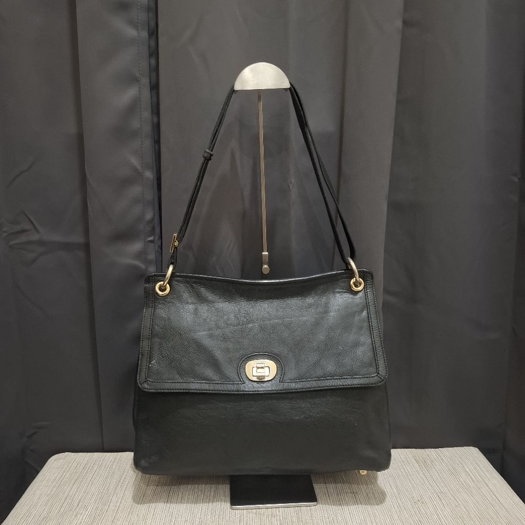 Rookie Bud Totebag Slingbag Kulit Asli in Black