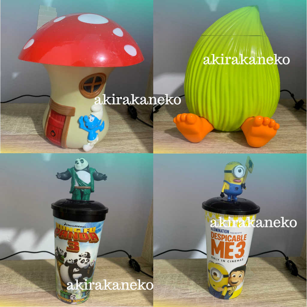 Merchandise XX1 Merch Smurf Botol Kungfu Panda 3 Trolls Fuzzbert Minions Despicable Me 3 Tumbler Mug