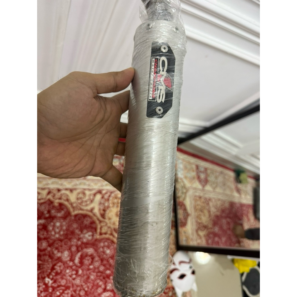 Knalpot silencer CMS ori + perutan nens stinger 41 cobra untuk ninja RR