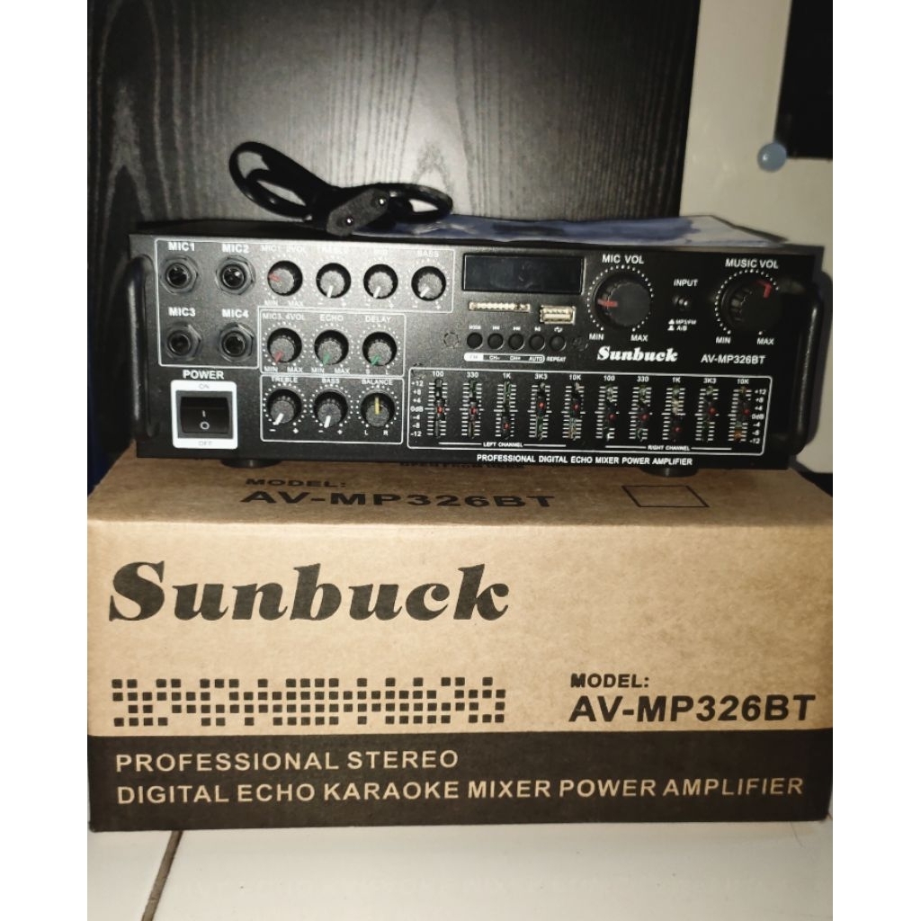 Amplifier Sunbuck AV MP326BT 2000 watt