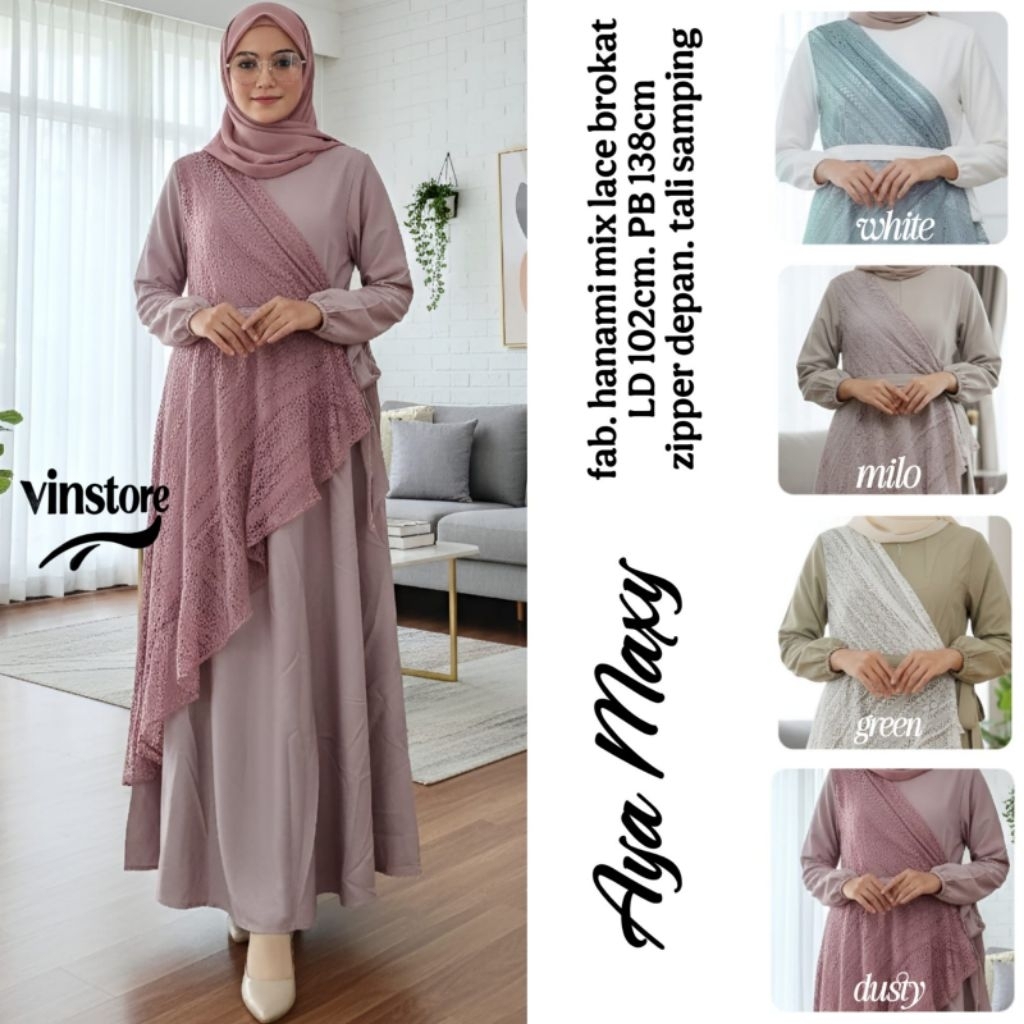AYA/ SANDRINA/ NAZMA/ HELINA/ VIAN MAXI BY NIZAM