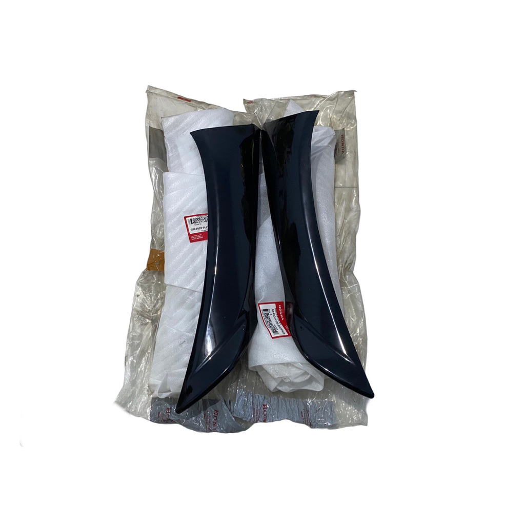 Legshield sayap luar supra x 125 old lama hitam original baru AHM