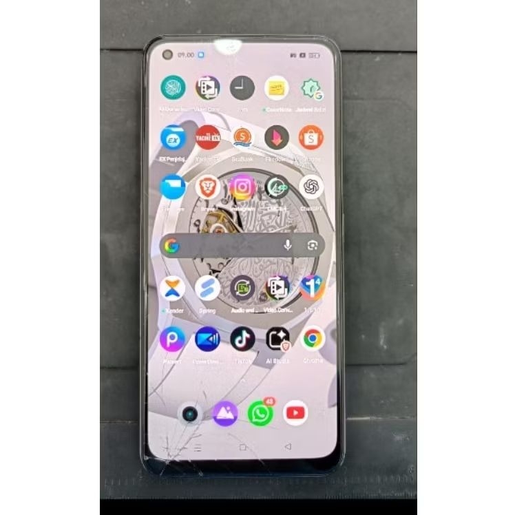 Original Cabutan LCD Realme 8 Pro / Realme 8 / Realme 7 Pro Fingerprint layar