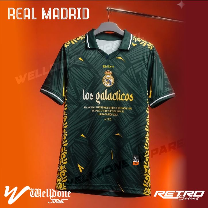 WELLDONE  JERSEY REAL MADRID / ESPANOLA / JERSEY BOLA / JERSEY SUPPORTER /JERSEY VINTAGE / JERSY CLA