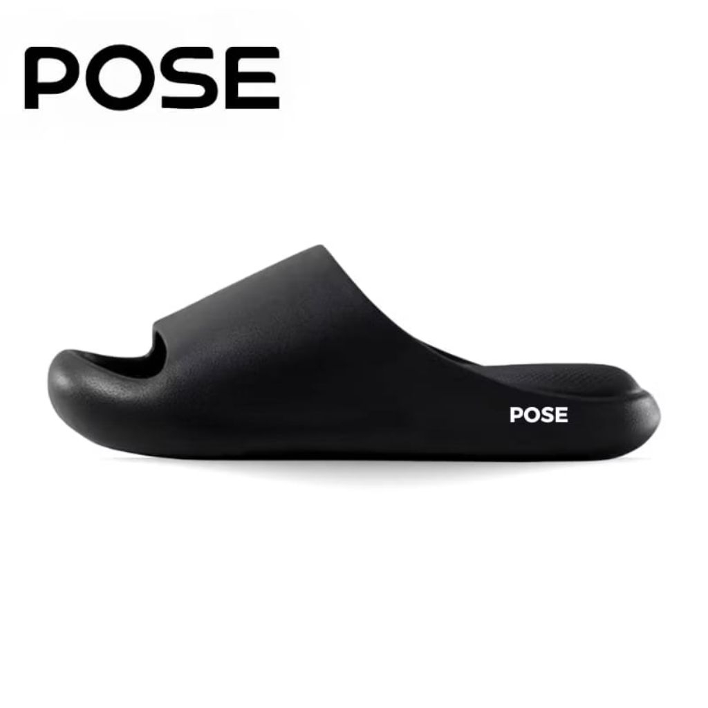 SANDAL SLOP KARET WANITA PRIA STRIPE BAN 2 KARET EVA